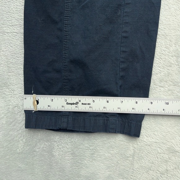 Brandy Melville Utility Cargo Pants Womens 27x30 Navy Blue Flared Leg Outdoor - Picture 2 of 9